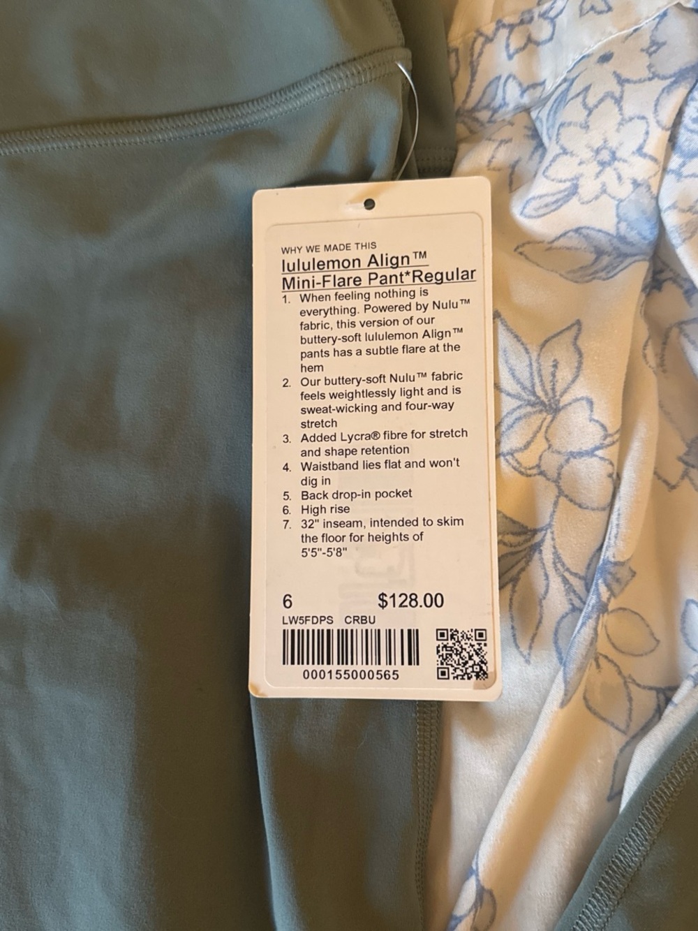 lululemon athletica Align Mini-Flare Pant — Sage